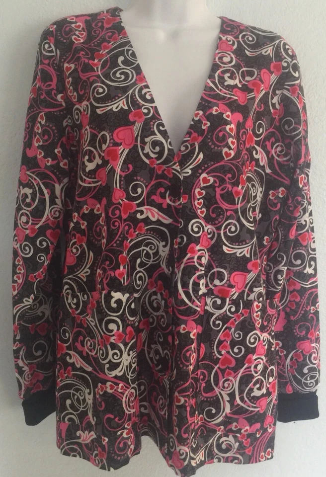 Lote de 4 Prendas para el torso Médico XS Para Mujer Estampadas y Tréboles Blancos de Vacaciones Melocotones Dickies Foto 3 de 4