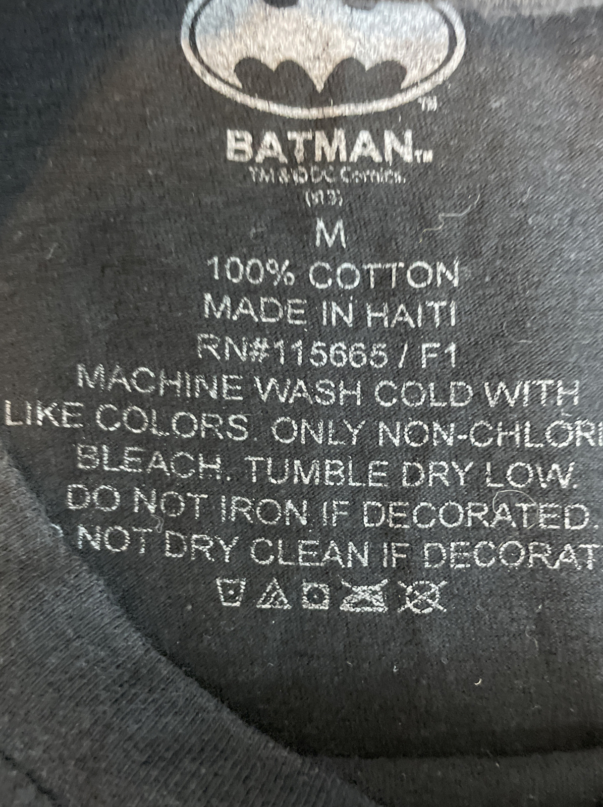 DC Comics Batman Basic Distressed Style Logo Shor… - image 10