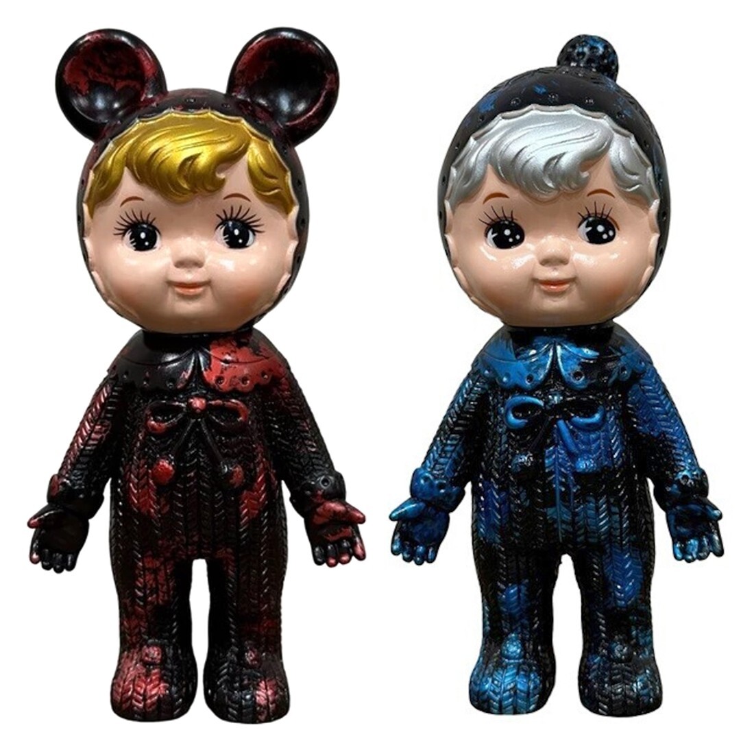 Charmy-Chan Wrap Paint Ver. Soft Vinyl Figure Red / Blue Set