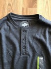 NWT John Bartell Knit Long Sleeve Shirt Grey Mens Large — photo 3