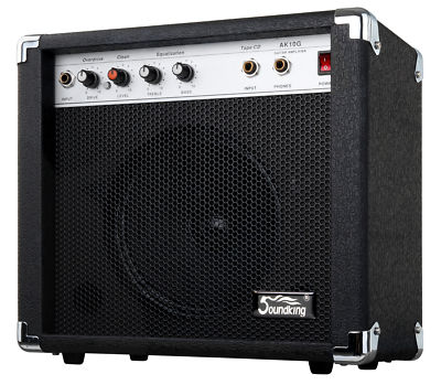 2-Kanal E-Gitarre Verstärker Amplifier Combo Amp Overdrive CD Tape Aux In 30W
