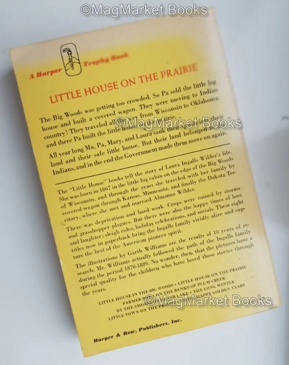 LITTLE HOUSE ON THE PRAIRIE · LAURA INGALLS WILDER · HARPER TROPHY - Image 2 of 4