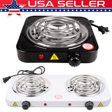 2000W Portable Electric Single Double Burner Hot Plate Cooktop Countertop Stove