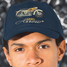Ariel Arrow Motorcycle Logo Quality Baseball Cap 30% Discount with Multi-Buy