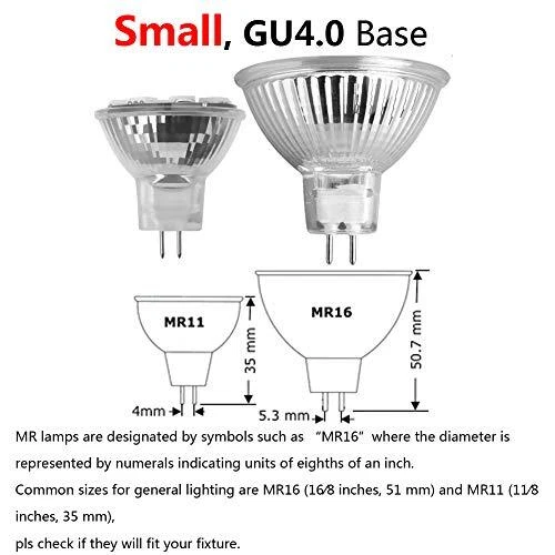 2.4w Led Mr11 Light Bulbs 12v 20w Halogen Replacement Gu4 Bipin Base Daylight Wh - Image 3 of 4