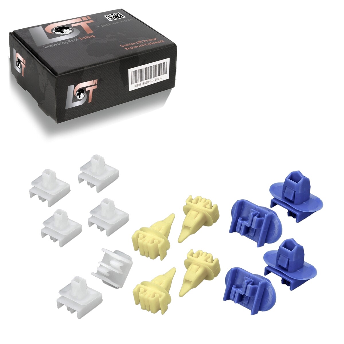 14-Piece Wheel Arch Molding Trim Fastening Clips Set for TOYOTA RAV4 *NEW*