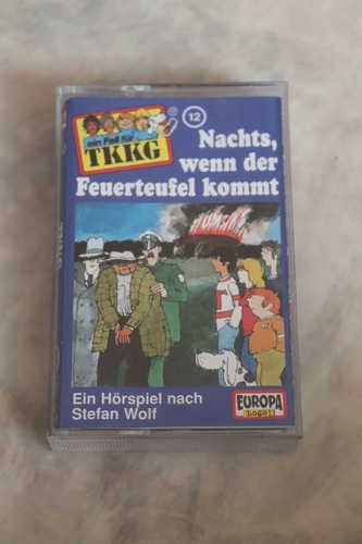 TKKG Kassette MC Europa - Folge 12 Nachts, wenn der Feuerteufel kommt