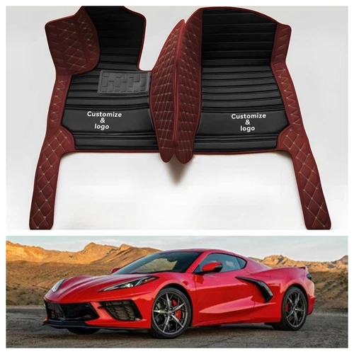 For Acura Car Floor Mats Waterproof Liners Leather Dustproof Handmade Front Row - Picture 23 of 38