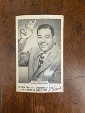 1948 Chesterfield Cigarette Ad Joe Louis MT