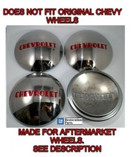 Chevrolet 12t Truck Hubcap Set 4 Stainless 1947-1953 Fits Ford Wheel 1940-56
