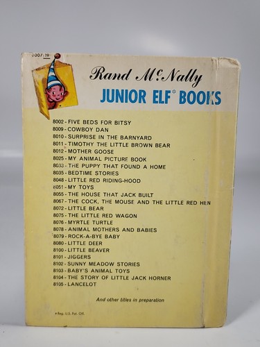 Vintage 1950s Book Little Elephant Rand McNally Junior Elf Book - Imagen 5 de 7