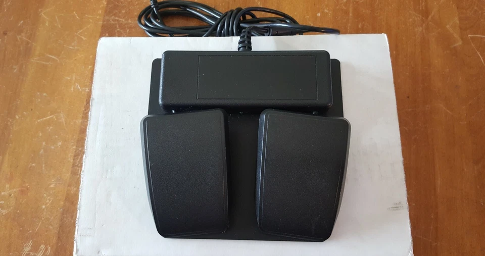 Interruptor de pie de doble acción botón joystick KINESIS/USB Foto 2 de 4