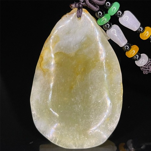 100% Natural Hand-carved Jade Pendant Jadeite Necklace statue gourd 184 - Picture 4 of 12