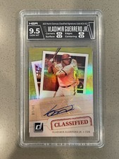 2021 Donruss Vladimir Guerrero Jr. Classified Signatures Gold /10 Auto - HGA 9.5