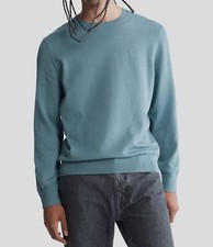  90 Calvin Klein Men's Blue Logo Crewneck Long Sleeve Sweater Size XXL
