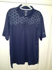 Adidas Golf Climacool Short Sleeve Polo Shirt Men's sz XL Hackberry Creek Logo