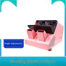 Stage Bubble Machine Wedding Double Wheel Bubble Machine Large Plastic Remote