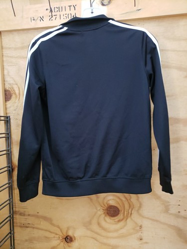 Adidas youth black zip up jacket size medium 10/12 - Picture 3 of 4