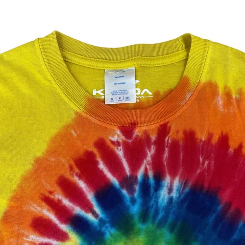 Koloa Surf Company Rainbow Tie Dye T-Shirt Tee Youth Size Small Short Sleeve - Picture 3 of 10