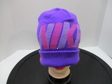 Nike Beanie Hat Girls Purple One Size Pull On Accessory Acrylic Pink