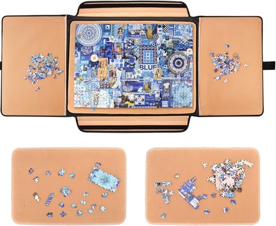 Quick-Storage Jigsaw Puzzle Board with Handle & Non-Slip Surface - Medium Size