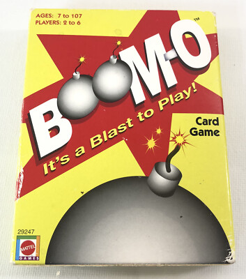 Vintage 2000 Boom-O Card Game, It's A Blast To Play By Mattel Party Family Fun