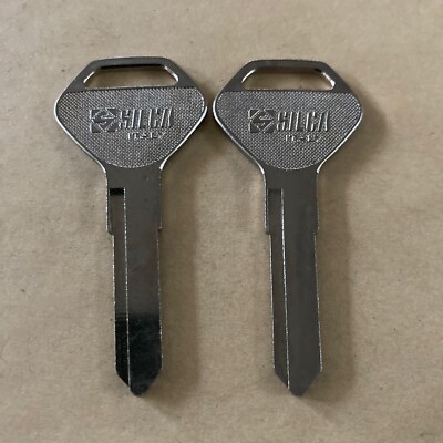2x SILCA KW9 ILCO KA15 KAWASAKI MOTORBIKE UNCUT BLANK KEYS NEW OLD STOCK NOS
