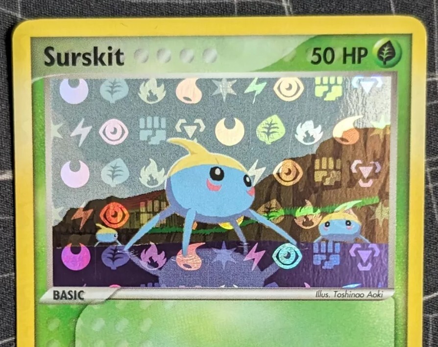 ●THE' UNKNOWN Pokémon TCG - Surskit 76/101 EX Hidden Legends - 2004