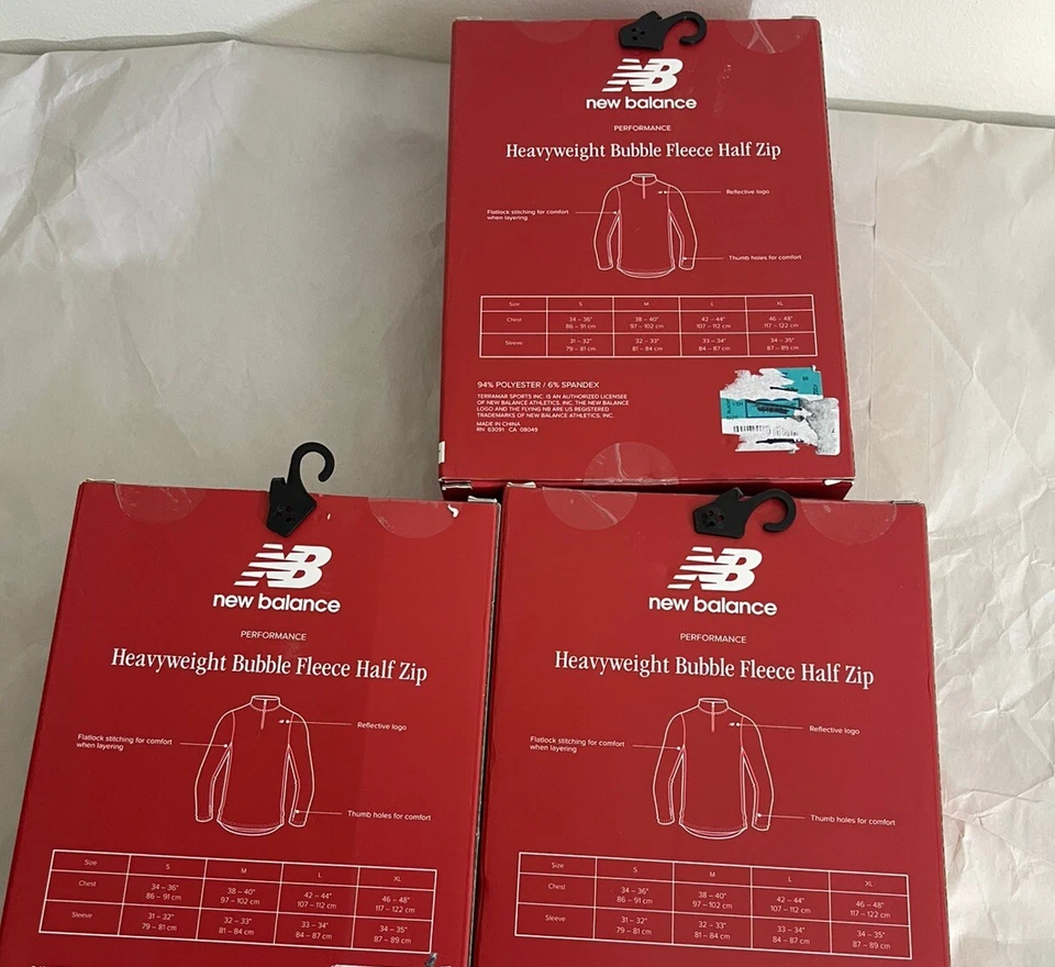 New Balance Quality Thermal Base Layer Long Sleeve Shirt-Bubble Fleece Men Sz S - Image 2 of 4