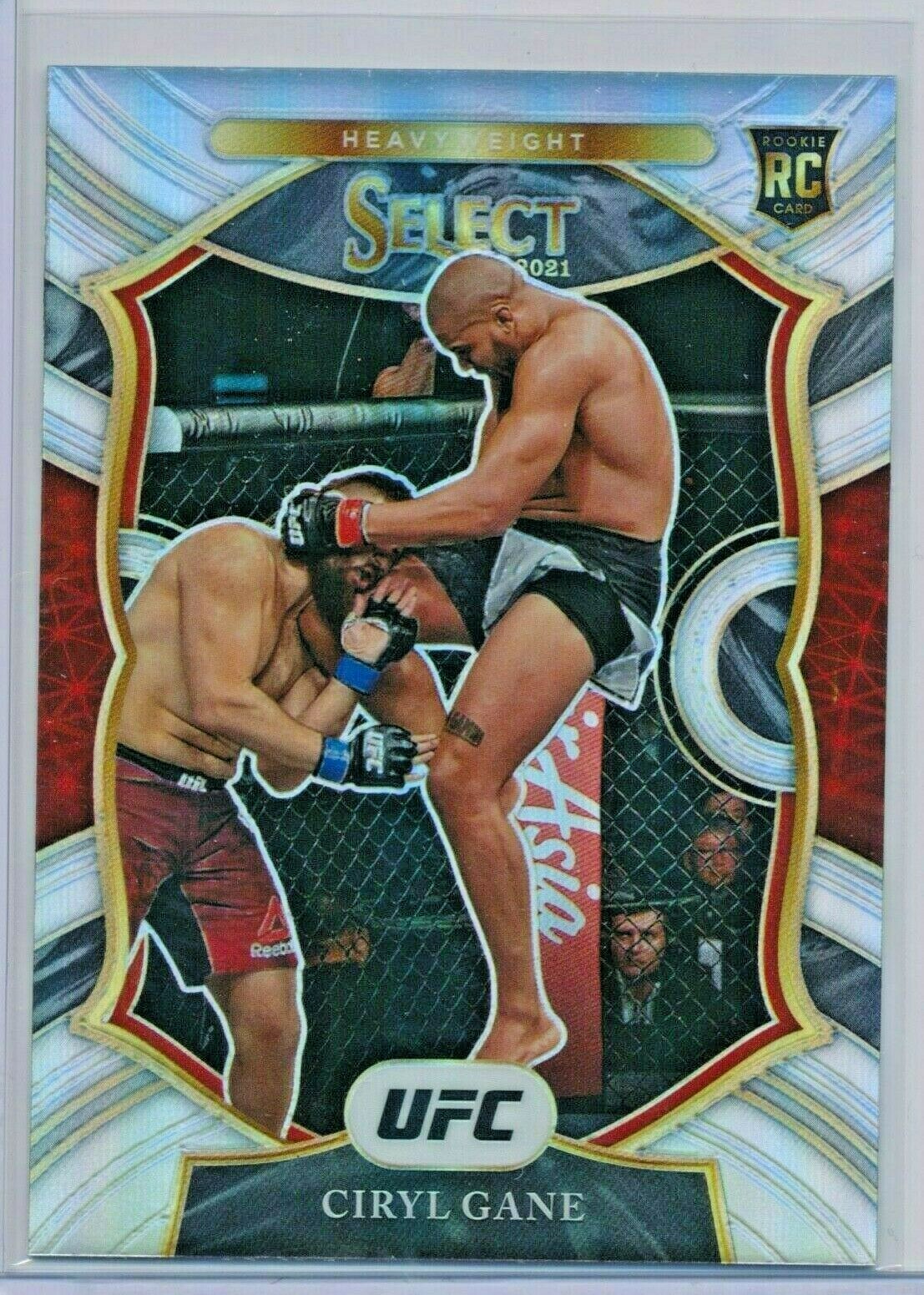 2021 PANINI SELECT UFC CIRYL GANE #98 CONCOURSE SILVER PRIZM! RC