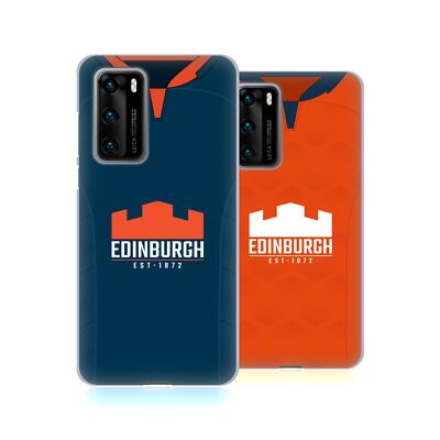 OFFICIAL EDINBURGH RUGBY 2021/22 CREST KIT SOFT GEL CASE FOR HUAWEI PHONES 4