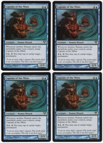 Captain of the Mists x4 4x 2012 Avacyn Restored PLAYSET Blue Creature MTG NM AZ2 - Picture 1 of 2