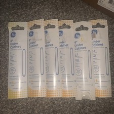 New 6" Under Cabinet F4 T5 Warm White Light GE Fluorescent Bulbs 4 Watt Lot Of 6
