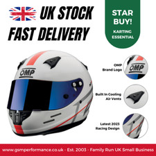 OMP KJ-8 KJ8 Karting/Track Day Full Snell-FIA CMR 2016 Approved Face Helmet