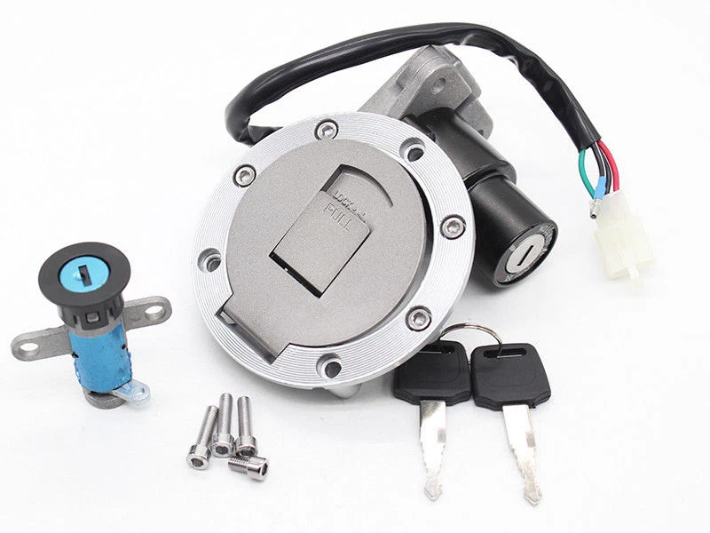 Interruptor de ignição tampa de gás combustível conjunto de trava de assento para Yamaha TZR125 TZM/TZR150 TDM850 - Imagem 2 de 4