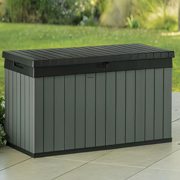 Box Keter da giardino verde in resina Baule porta attrezzi esterno da scontare