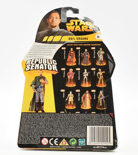 Star Wars Revenge of The Sith - Republic Senator Bail Organa Action Figure - Picture 3 of 4