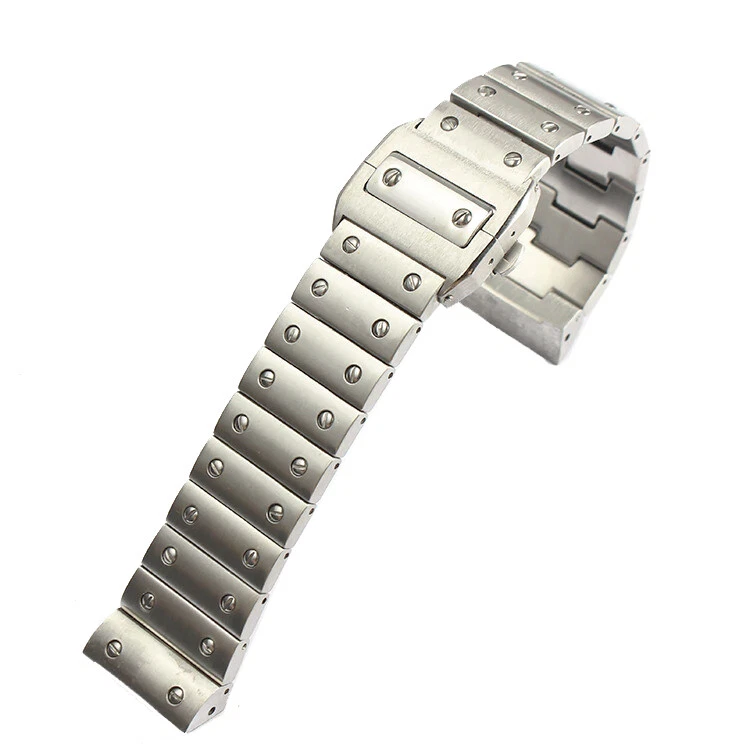 Cartier santos metal strap sale