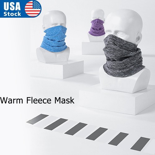Kids Warmer Neck Gaiter Winter Windproof Fleece Face Cover Mask for Cold Weather - Picture 3 of 48