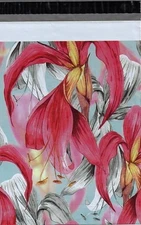 100 10x13 Red Tropical Flowers Custom Designer Poly Mailers Envelopes Bags