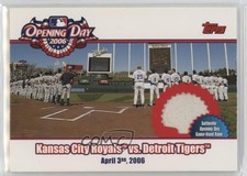 2006 Topps Opening Day Relics Kansas City Royals vs Detroit Tigers #ODR-RT nd3