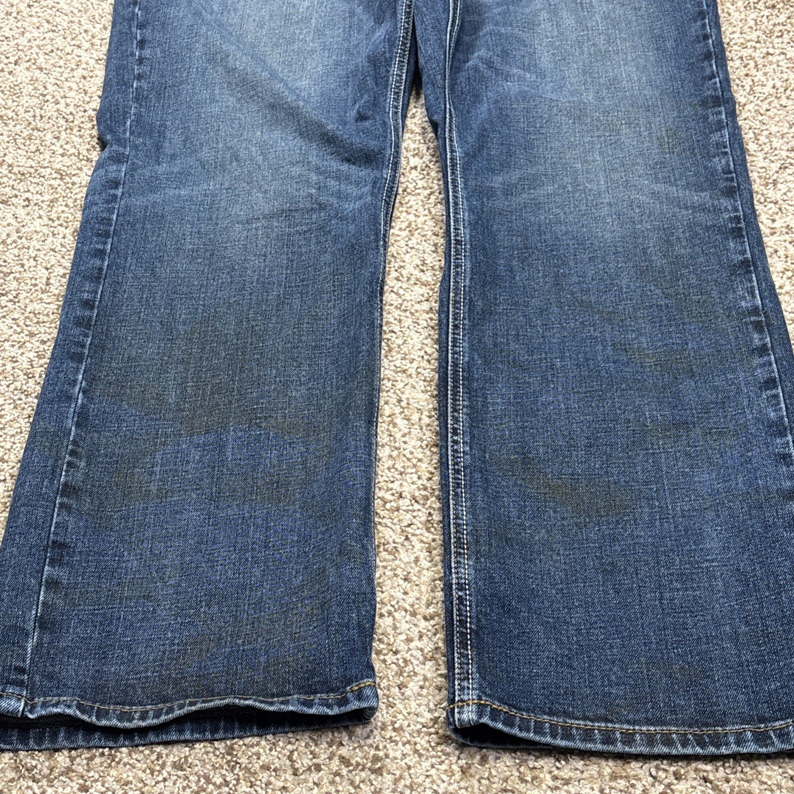 Ariat Denim M5 Jeans Straight Fit Straight Leg Mens 40x32 Heath Wash Fits 39x31 - View 8