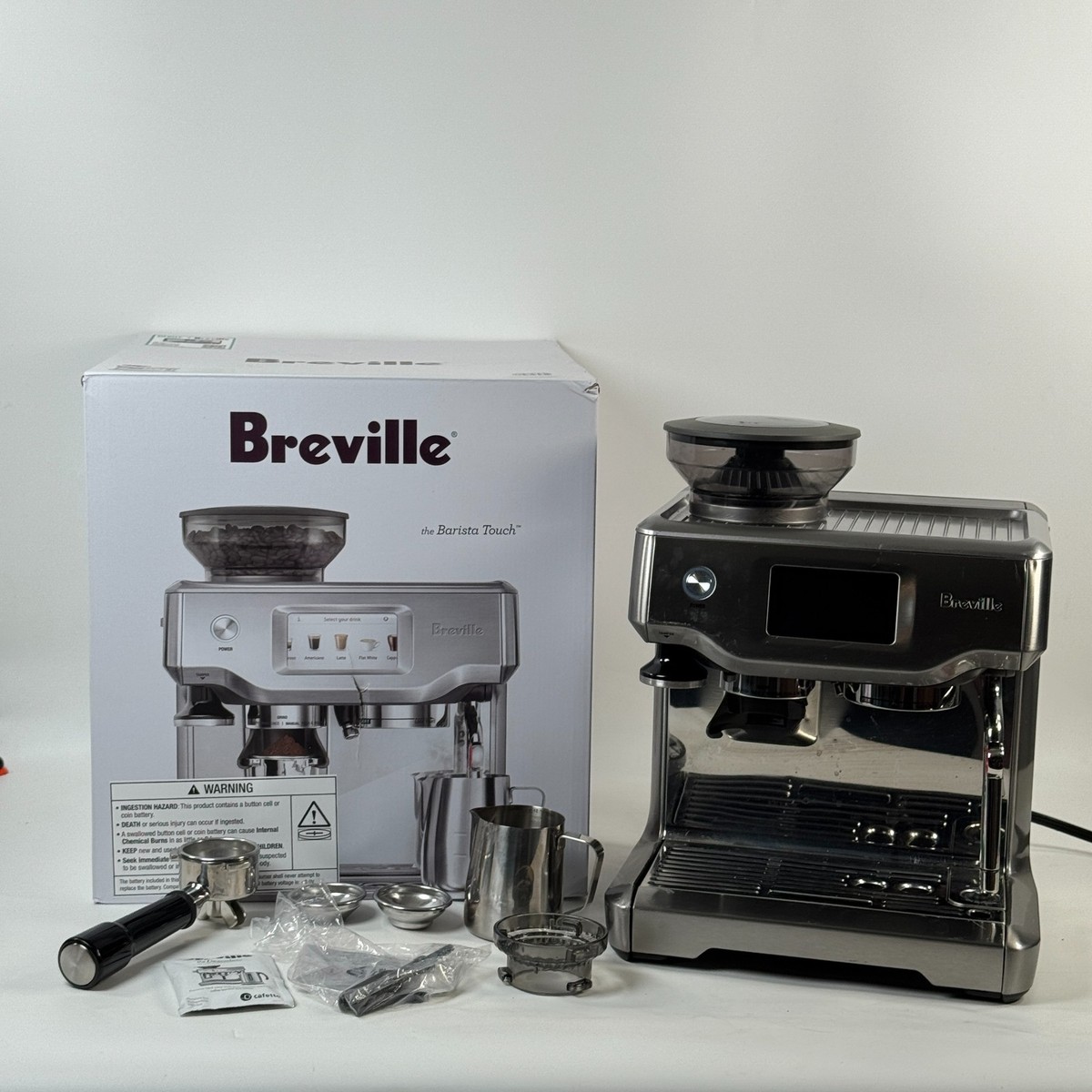Breville the Barista Touch Espresso Machine Grinder Auto Milk