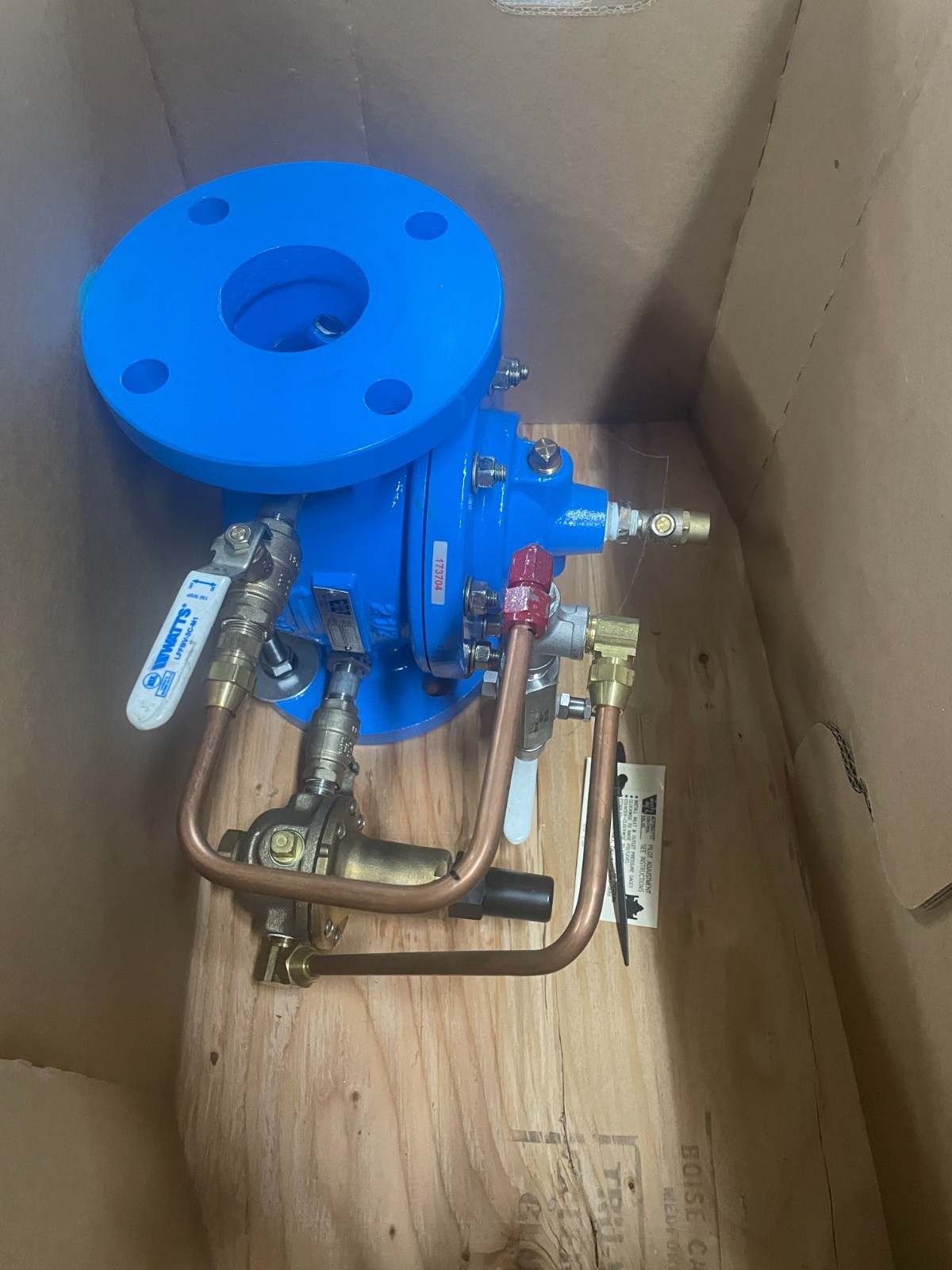 WATTS 2 1/2" Pressure Reducing Control Valve