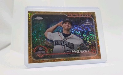 2024 Topps Pro Debut - Chrome Griff McGarry #PDC-16 Gold Mini-Diamond Refractor