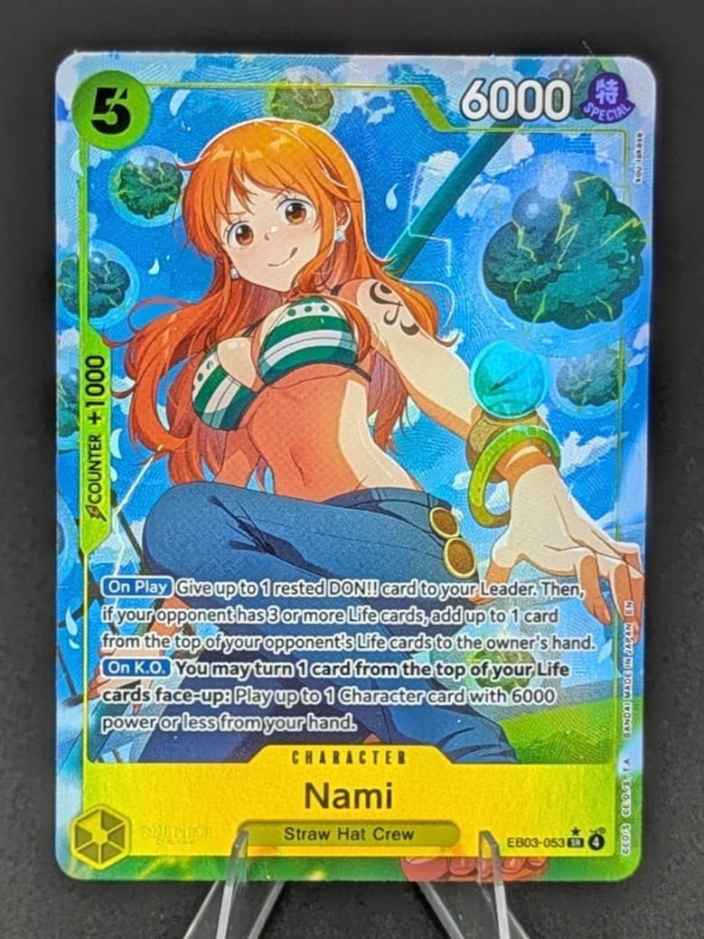 One Piece Nami EB03-053 (Alt Art) SR* Extra Booster: One Piece Heroines Edition