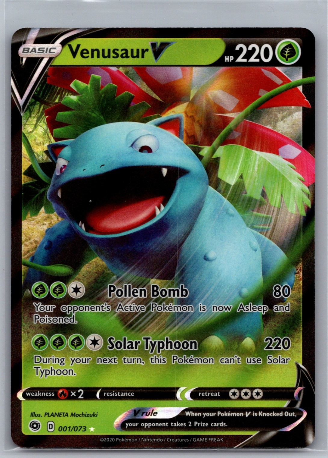 Venusaur V Ultra Rare Champion's Path 01/73 NM