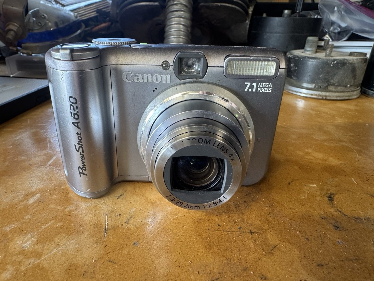 Canon PowerShot A620 動作確認済み 本体のみ Canon PowerShot A620 7.1MP Digital Camera - Silver for sale