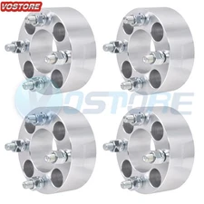 4PC 2" 4x4 Wheel Spacers Adapters for Yamaha Golf Cart M12x1.25 Studs 2.0 inch