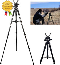 Adjustable Shooting Sticks for Hunting, Lightweight Aluminum 360 Shooting Rest